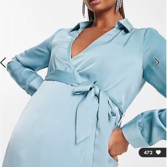 Misguided maternity wrap dress - Picture 4 of 5